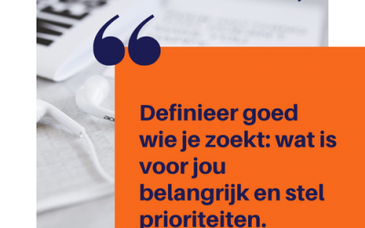 Tip van onze recruiter